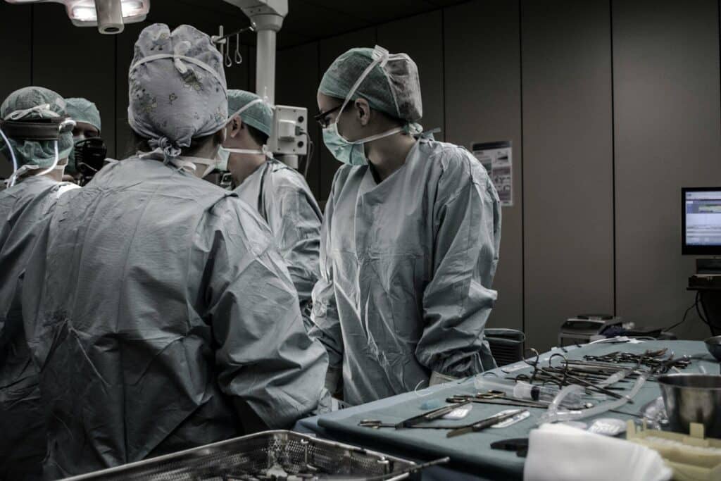 Current image: medical professionals working